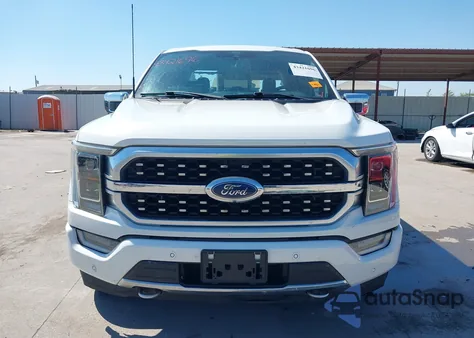2021 Ford F-150 Platinum z USA, uszkodzony, nr VIN 1FTFW1ED8MFC71224